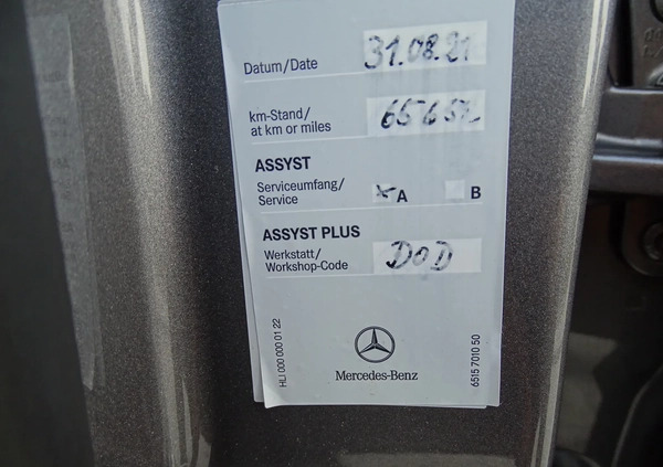 Mercedes-Benz Klasa B cena 50900 przebieg: 76000, rok produkcji 2014 z Piaski małe 596
